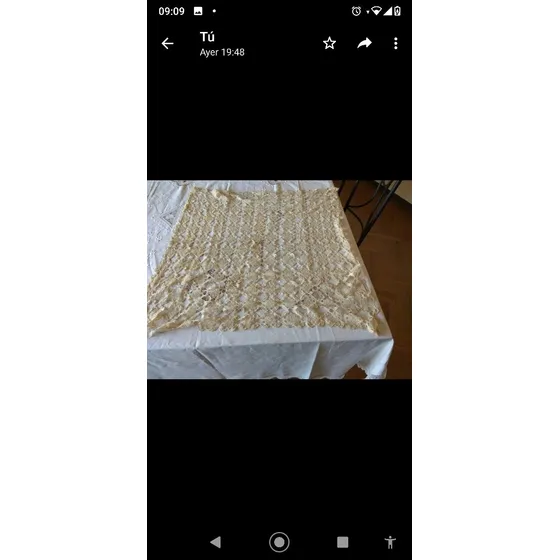 Carpeta O Mantel De Crochet