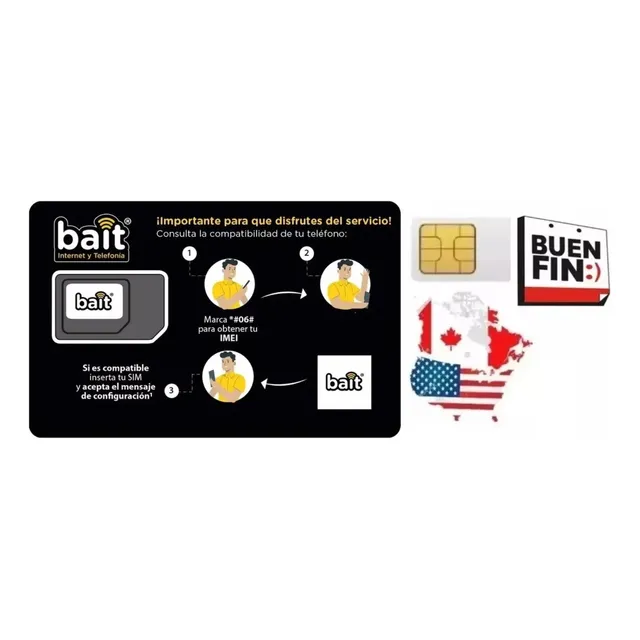 Chip Multiregión | Bait | Altán Redes | Con 15 Días Y 20gb |
