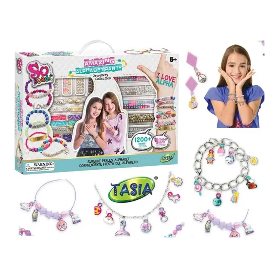 Set Bisutería Para Niñas Creación De Pulseras 