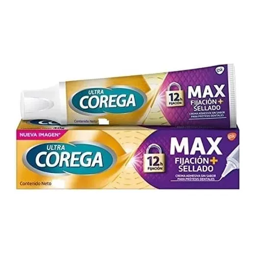 Corega Ultra Crema Adhesiva Máxima Fijación Y  Sellado 70g