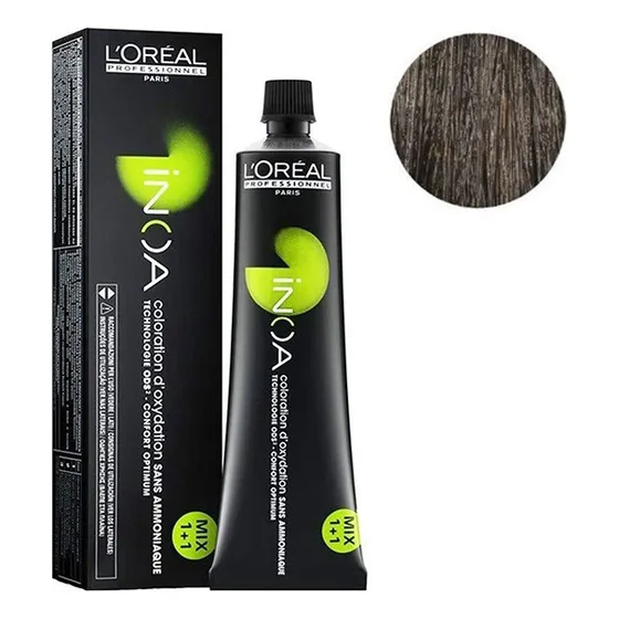 Tinta L'Oréal Professionnel Inoa tono 5 castaño claro 60ml