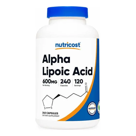 Ácido Alfa Lipoico 600mg X 240 Pastillas Americano Sabor Unflavoured