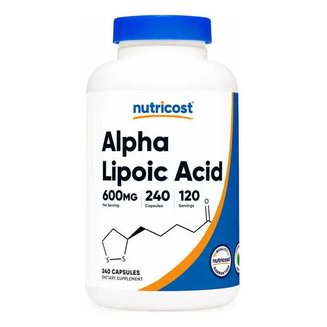 Ácido Alfa Lipoico 600mg X 240 Pastillas Americano Sabor Unflavoured