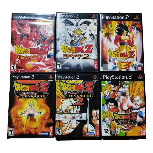 Compilación Dragon Ball Z Budokai Tenkaichi - 6 Juegos Ps2