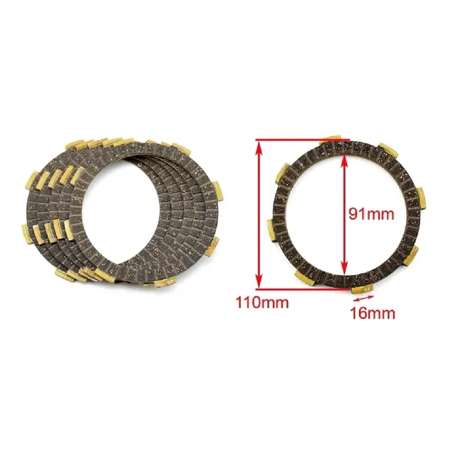 Discos De Embrague (5 Un) Motocicleta Honda Cg 125/150 Xr125
