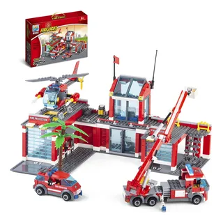 Qlt Qiaoletong Kit De Construccin De Estacin De Bomberos De Qlt Qiaoletong Kit De Construccin De Estacin De Bomberos De