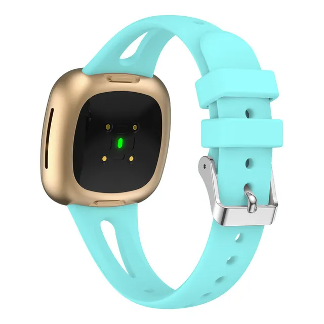 Gris Claro - Tamaño Grande - Fitbit Versa 4/3 Sense 2 Sport