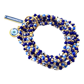 Pulsera Ojo Turco En Chapa De Oro 14k Bisutería 3 Pzs+envio Pulsera Ojo Turco En Chapa De Oro 14k Bisutería 3 Pzs+envio