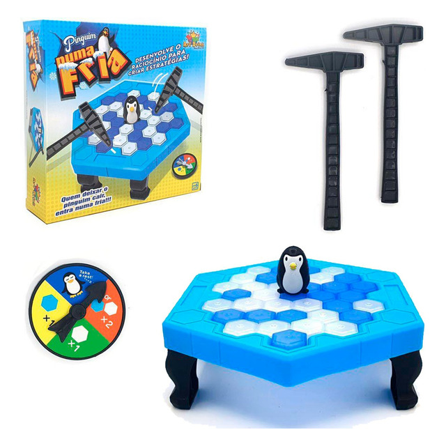 Pinguim Quebra Gelo Numa Fria Jogo Brinquedo Criança Present Pinguim Quebra Gelo Numa Fria Jogo Brinquedo Criança Present