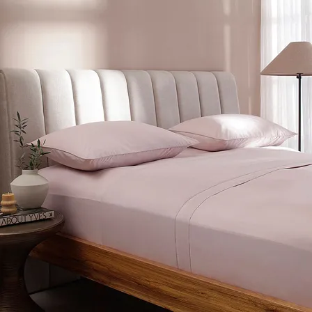 Jogo De Cama Queen Buddemeyer Cotton Essential Cor Rosa