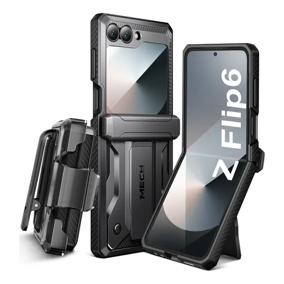 Funda Incorporado Mica Para Samsung Galaxy Z Flip6 Con Clip