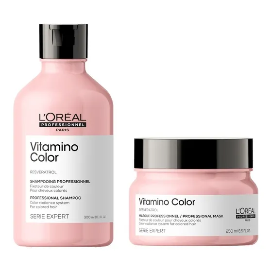  Pack Vitamino Color Shampoo + Mascara Loreal