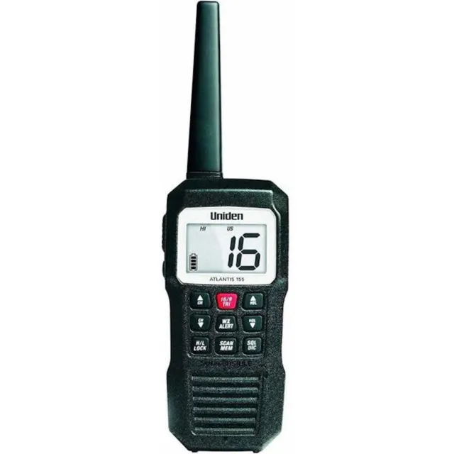 Rádio Portátil Náutico Uniden Atlantis 155 Flutuanye 3w