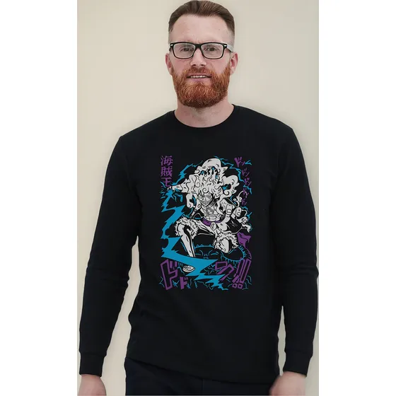 Polera Ml One Piece Sun God Nika Luffy Anime