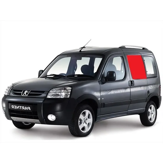 Vidrio Puerta Peugeot Partner Trasero Lateral Izquierdo