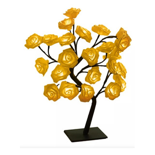 Lámpara Bonsai Tree Luz De Mesa Rosas Flor Led 33cm Usb Lámpara Bonsai Tree Luz De Mesa Rosas Flor Led 33cm Usb
