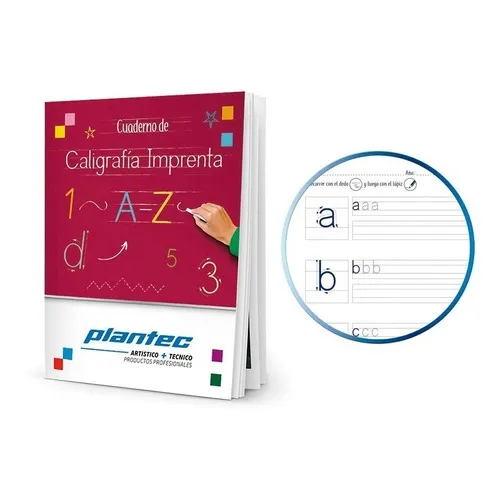Plantec Técnico Caligrafía Imprenta 31 hojas unidad x 1 24cm x 19cm
