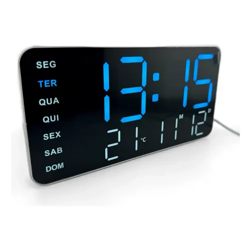 Analog Alarm Clock Non Ticking Table Clock Battery Powered