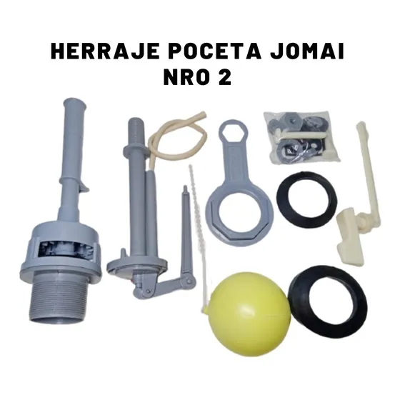 Herraje Para Poceta Wc Jomai Nro 2 Poceta Sencilla
