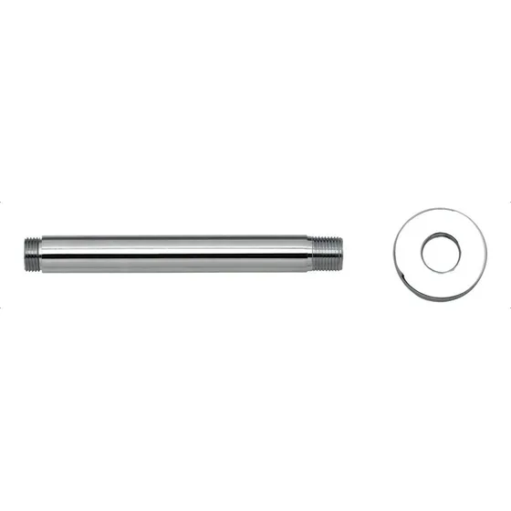 Caño Para Ducha Techo Baño Brazo Vertical 20cm Piazza D4003 Acabado Brillante Color Cromo
