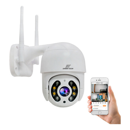 Camara Domo Exterior Seguridad Ip 4mp Autotracking Vigilancia Full Hd Smart Tech N8-400W-IR Camara Domo Exterior Seguridad Ip 4mp Autotracking Vigilancia Full Hd Smart Tech N8-400W-IR