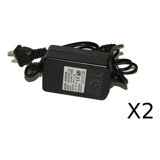 Transformador Para Cctv Dc 12 V - 2 Amp (2 Piezas)