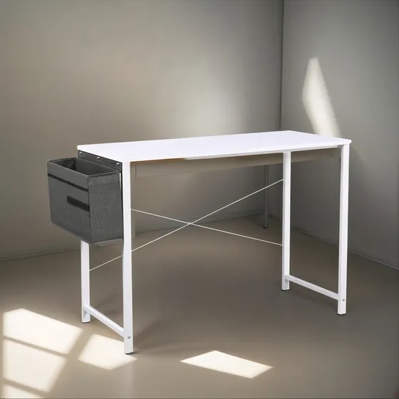 Escritorio De De Oficina Y Estudiantil Lux Color Blanco