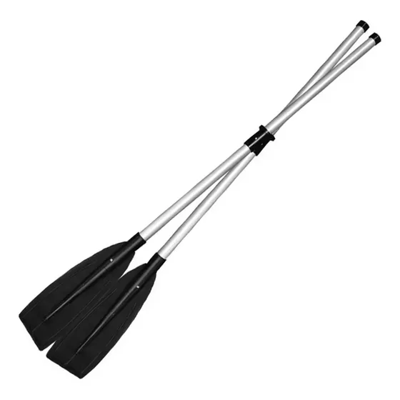 Par De Remos De Aluminio 150cm Para Bote Gomon Canoa Kayak