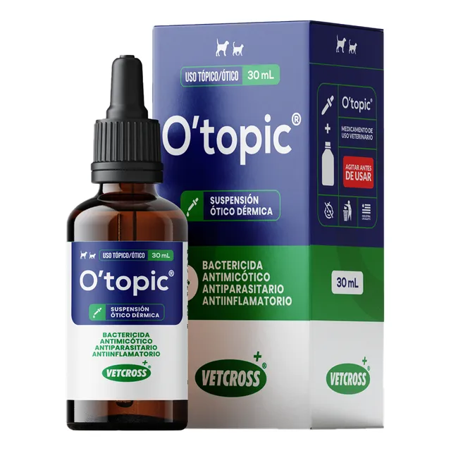 Otopic 30 Ml Gotas Infeccion Oidos Perros Y Gatos