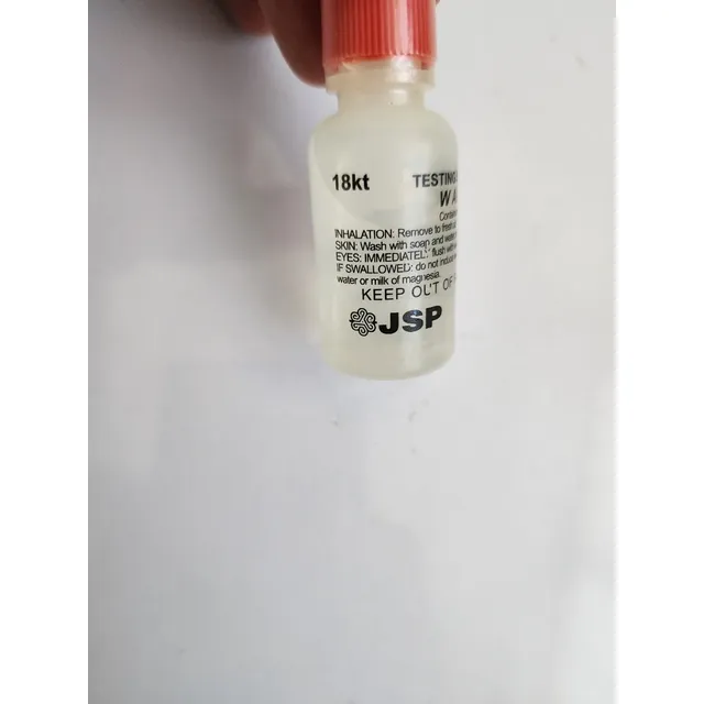 Solucion Acido Probar Oro  18k Quilates Kilates