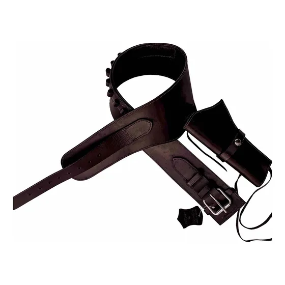 Hulara Full Grain Dd Harness Buffe De Cuero Western Gun Para