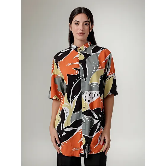 Camisa Manga Corta Climax J27 Estampada Full Print Unisex