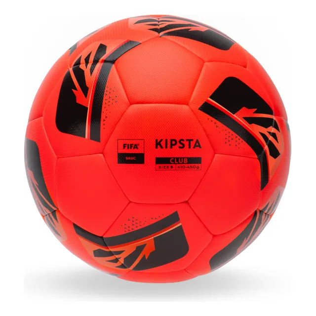 Balón De Fútbol Kipsta Fifa Talla 5 Rojo Híbrido
