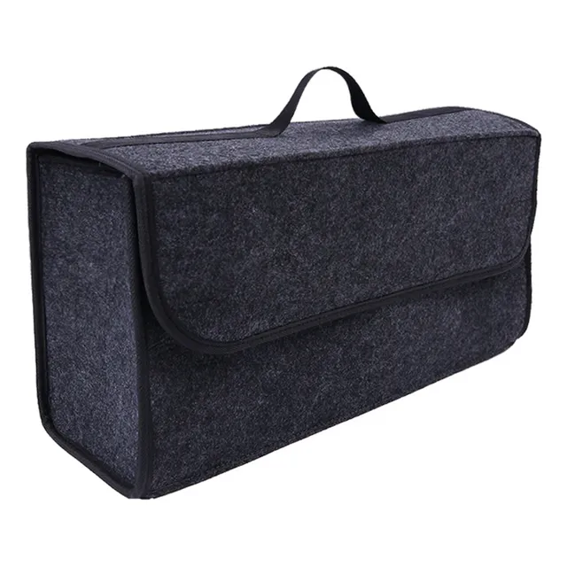 Caja Organizadora Blanda Para Maletero De Coche, Color Gris