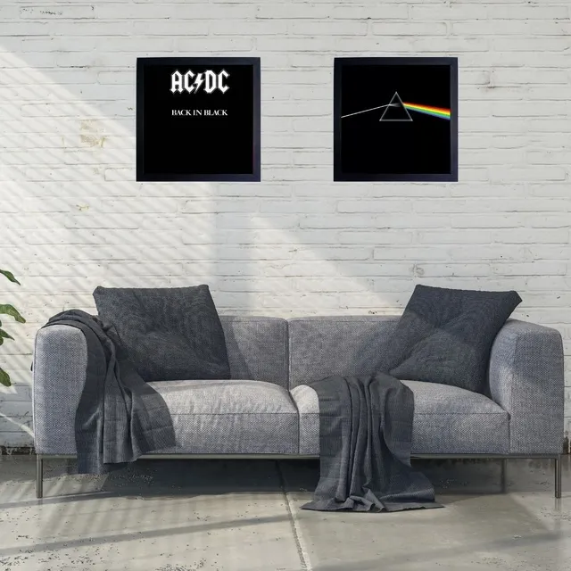 Quadros Lps Bandas De Rock Kit 2 Capa De Disco Frete Grátis