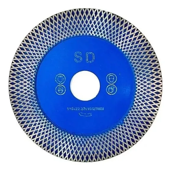 Disco Corte Diamantado Turbo Rede Melhor Acabamento 115mm