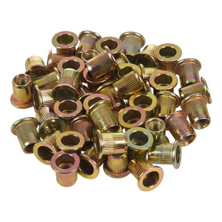 Tuerca De Remache Con Rosca Plana, M6 X 12 Mm, Tornillos De Tuerca De Remache Con Rosca Plana, M6 X 12 Mm, Tornillos De