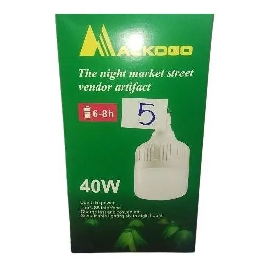 Bombillo Led Recargable 6-8h Al Mayor Y Detal Oferta
