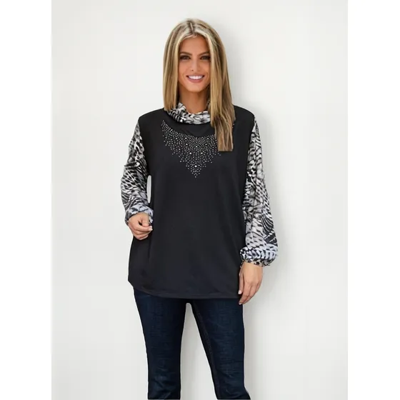 Blusa Casual  Animal Print Xl