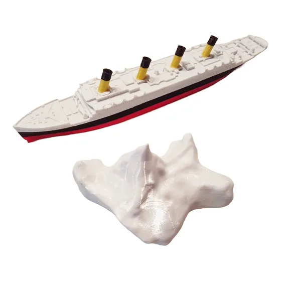 Modelismo Naval Titanic 30 Cm Mas Iceberg (flota)
