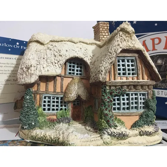 Villa Navideña O Casa Lamplight 20cm X 20cm Studios