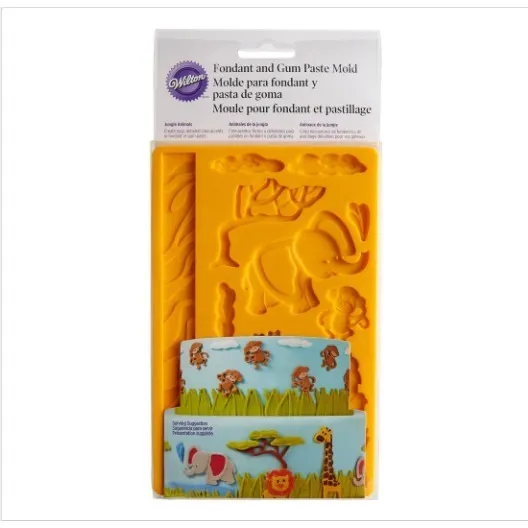 Wilton Moldes Silicone Figuras Bebes De La Jungla Reposteria
