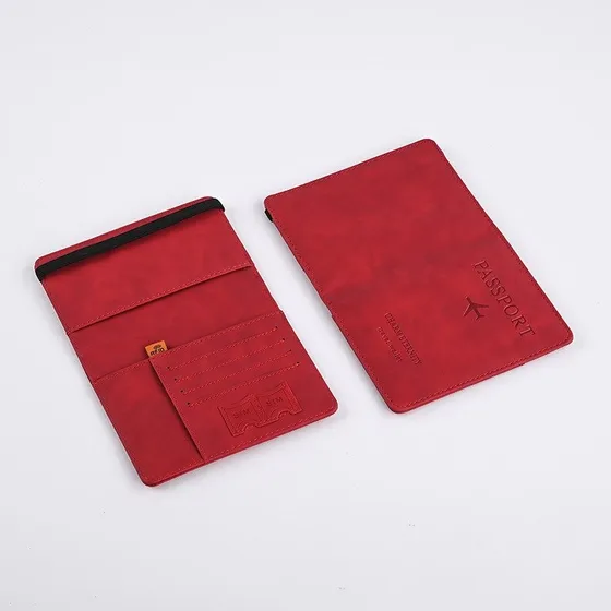 Funda De Pasaporte Rfid Porta Pasaporte Simcard Tarjetas 