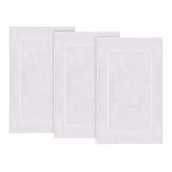 Alfombrilla Baño 21 X 34  Color Blanco 3
