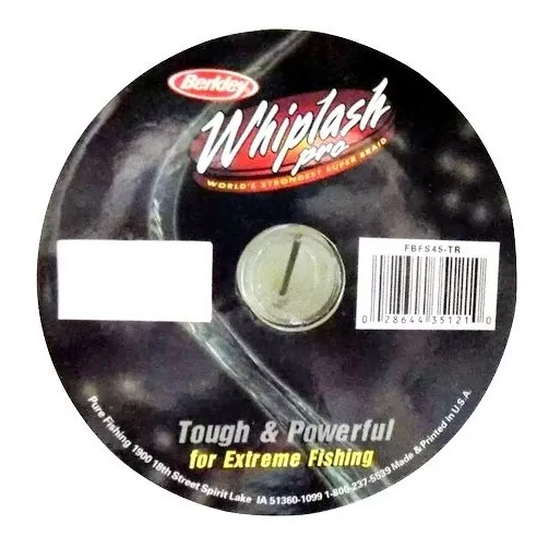 Multifilamento Berkley Whiplash Pro X 100 Mts Oferta