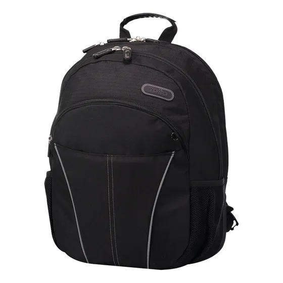Mochila Totto Cambri Color Negro N01 para tablet y notebook
