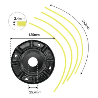Carretel Disco Roçadeiras 4 Fios De Nylon Disco 1 Polegada Carretel Disco Roçadeiras 4 Fios De Nylon Disco 1 Polegada