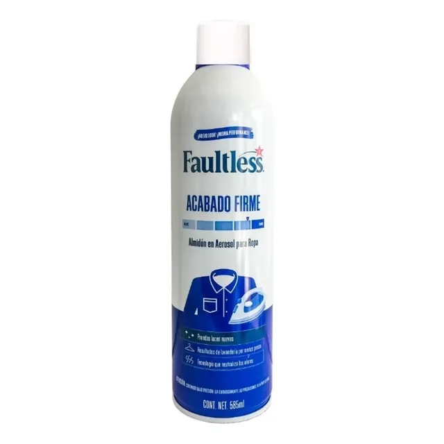 Almidón Profesional Faultless Para Ropa 1 Pieza De 585 Ml