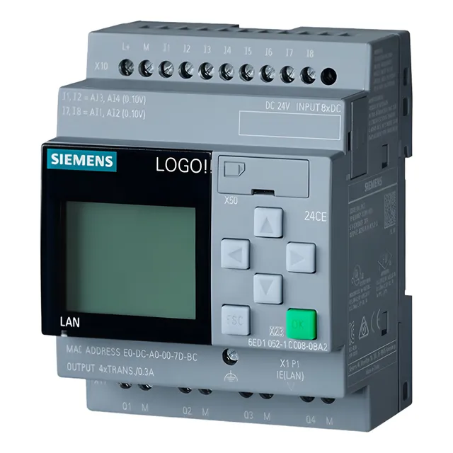 Plc Logo! V8.4 6ed1052-1cc08-0ba2 | 8 Di (4 Ai) / 4 Do 24ce