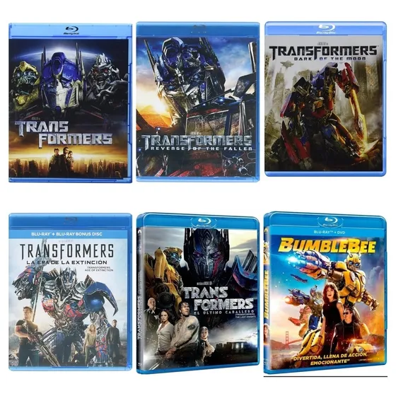 Colección Transformers + Bumblebee | Blu Ray Películas Nuevo
